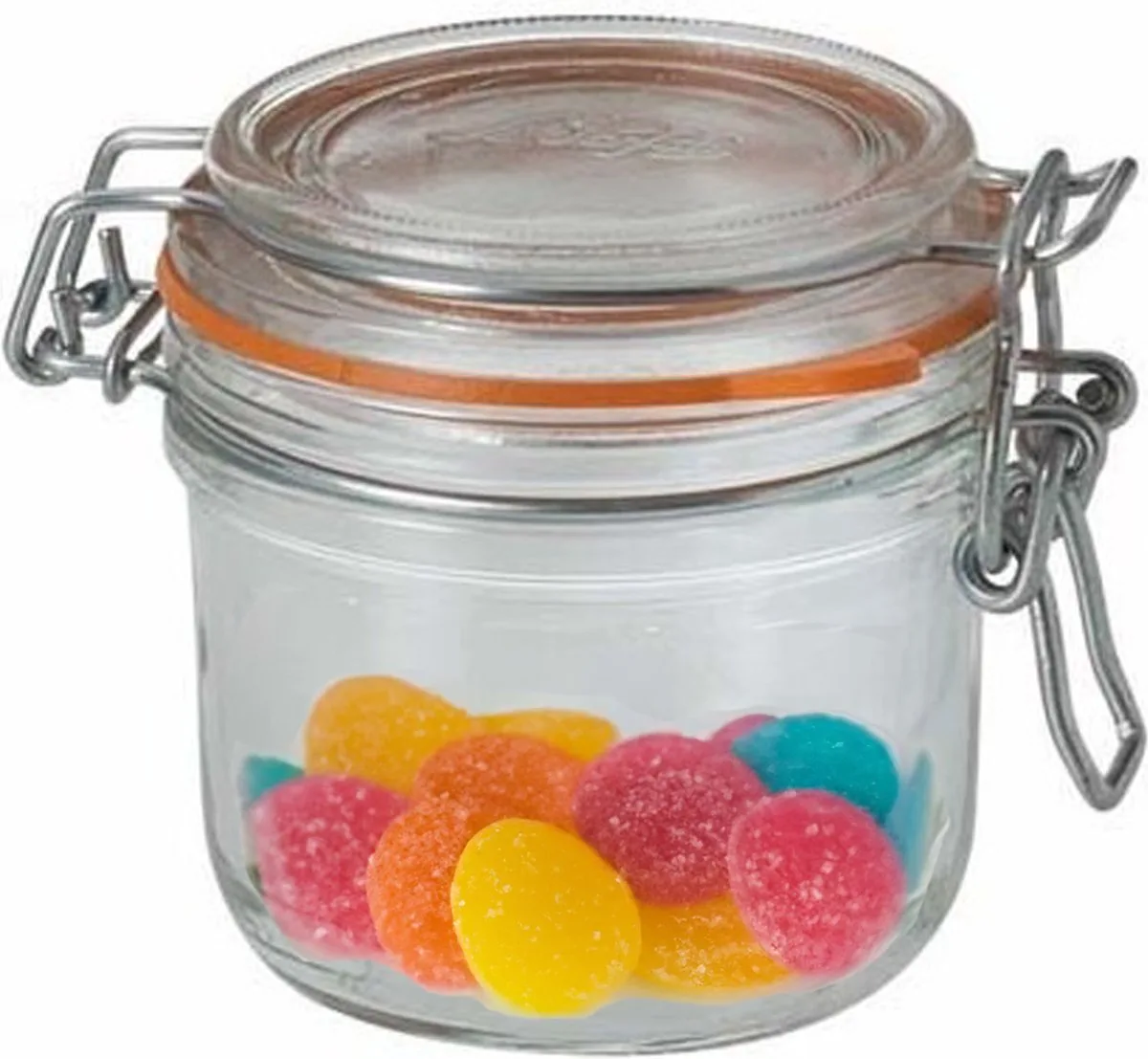 Voorraad/weckpot - glas - 8,5 x 7 cm - 200 ml de Le Parfait en Transparent – photo produit