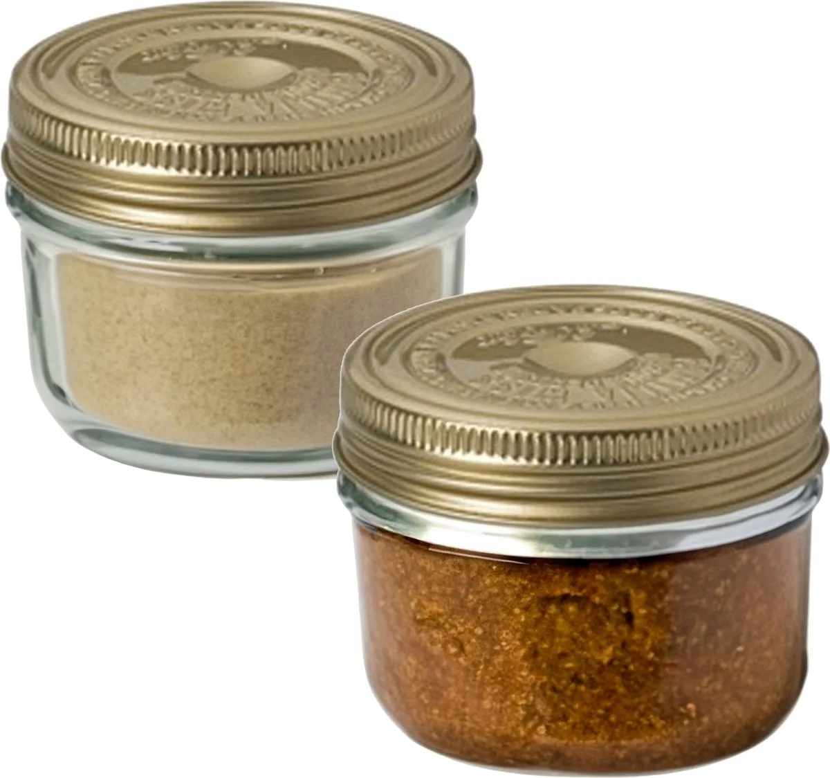 Weckpot - 2x - Inmaakpot - met schroefdeksel - 200 ml - voedsel bewaren van Le Parfait in Transparant – productfoto