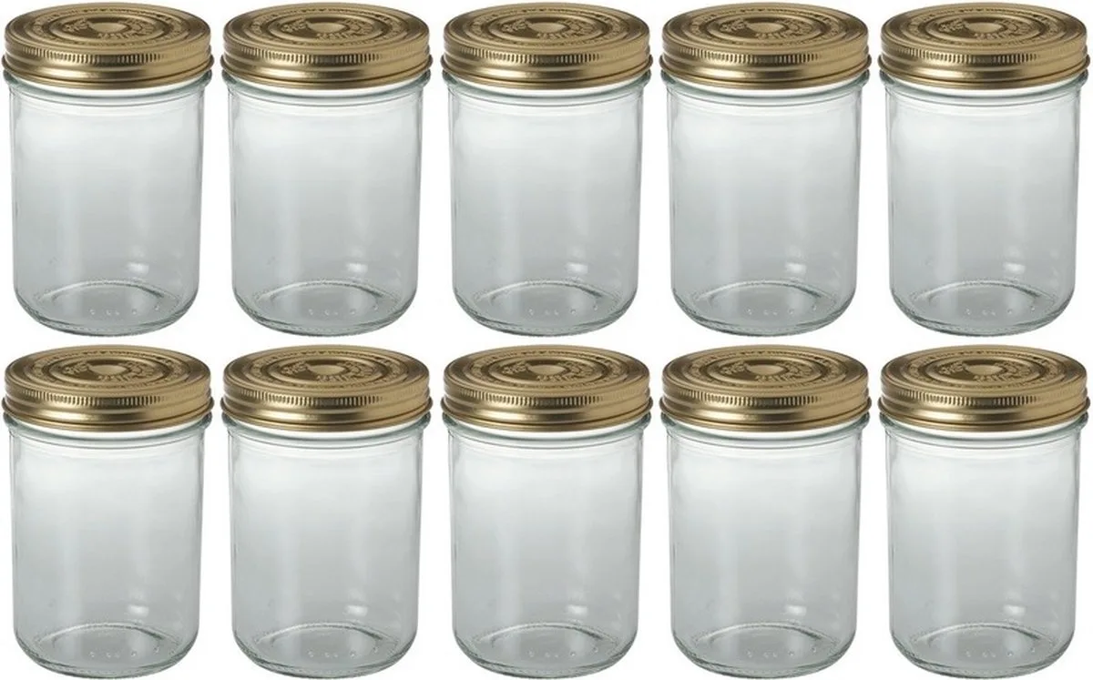 Weckpot/inmaakpot - 10x - met schroefdeksel - 750 ml de Le Parfait en Transparent – photo produit