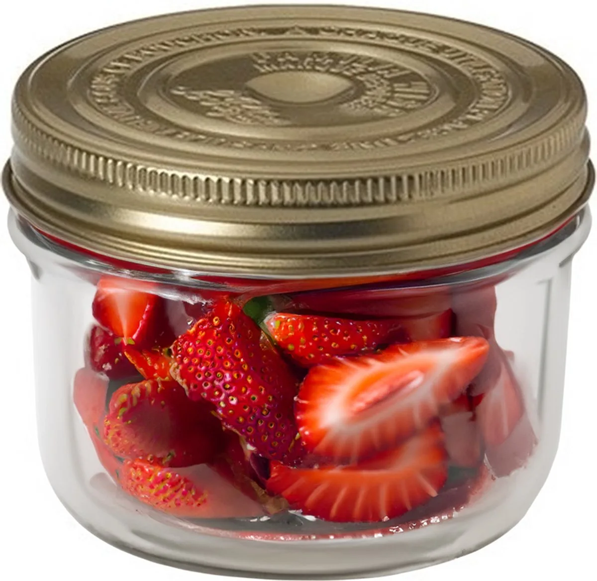 Weckpot/inmaakpot - met schroefdeksel - 350 ml fra Le Parfait i Gennemsigtig – produktbillede