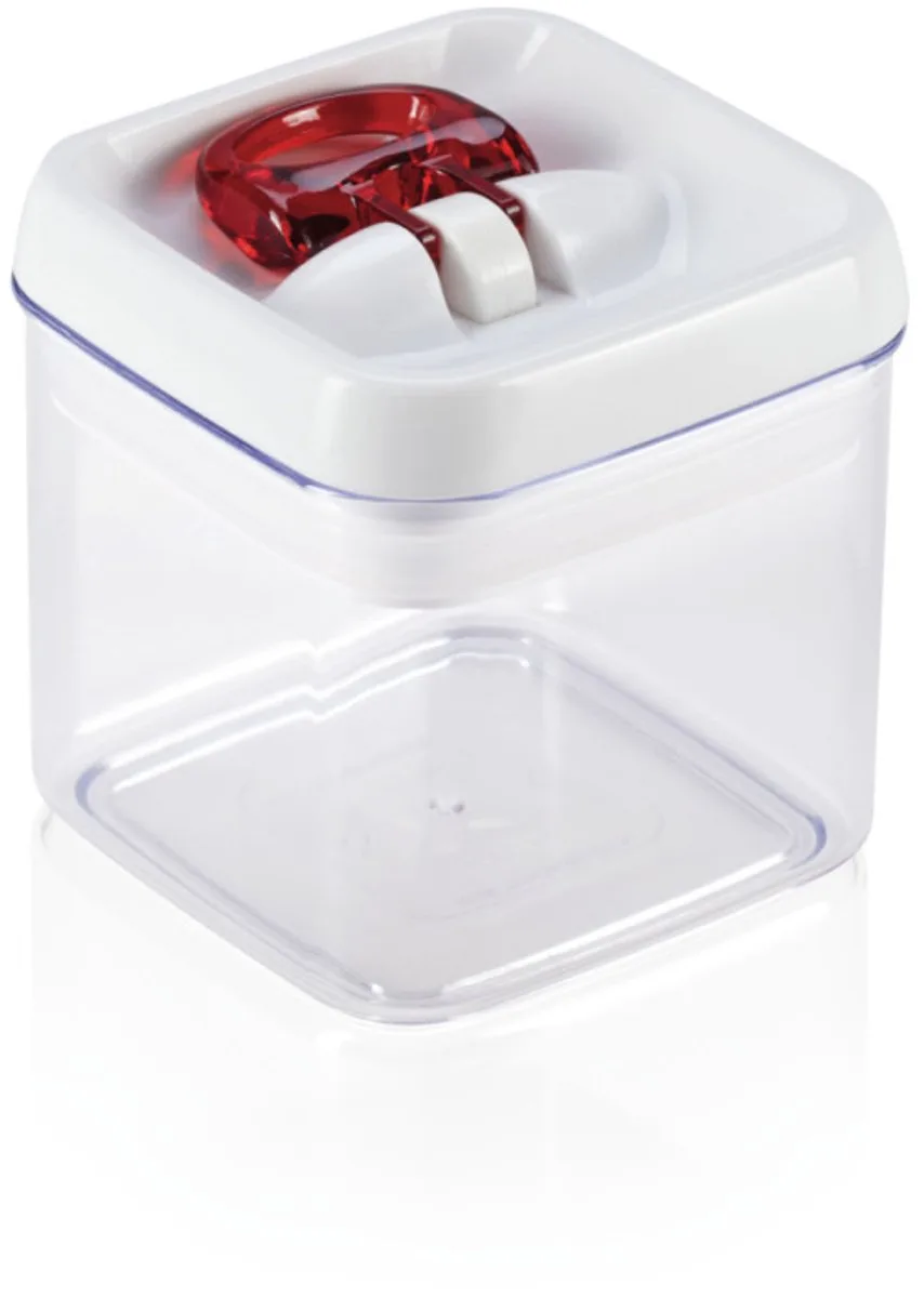 fresh & easy voorraaddoos vierkant - 400 ml de Leifheit en Blanc – photo produit