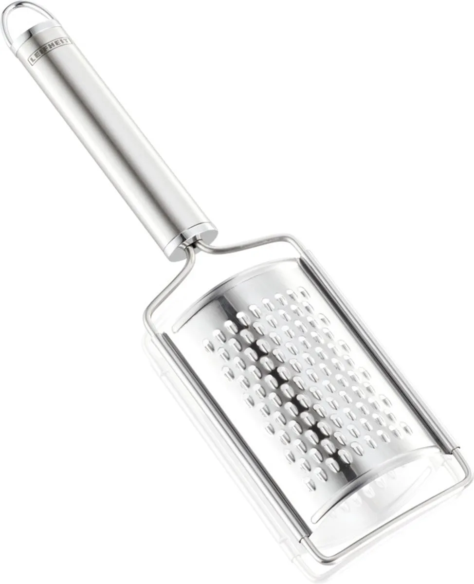 Sterling kaasrasp - nootmuscaatrasp - rvs van Leifheit in Zilver – productfoto
