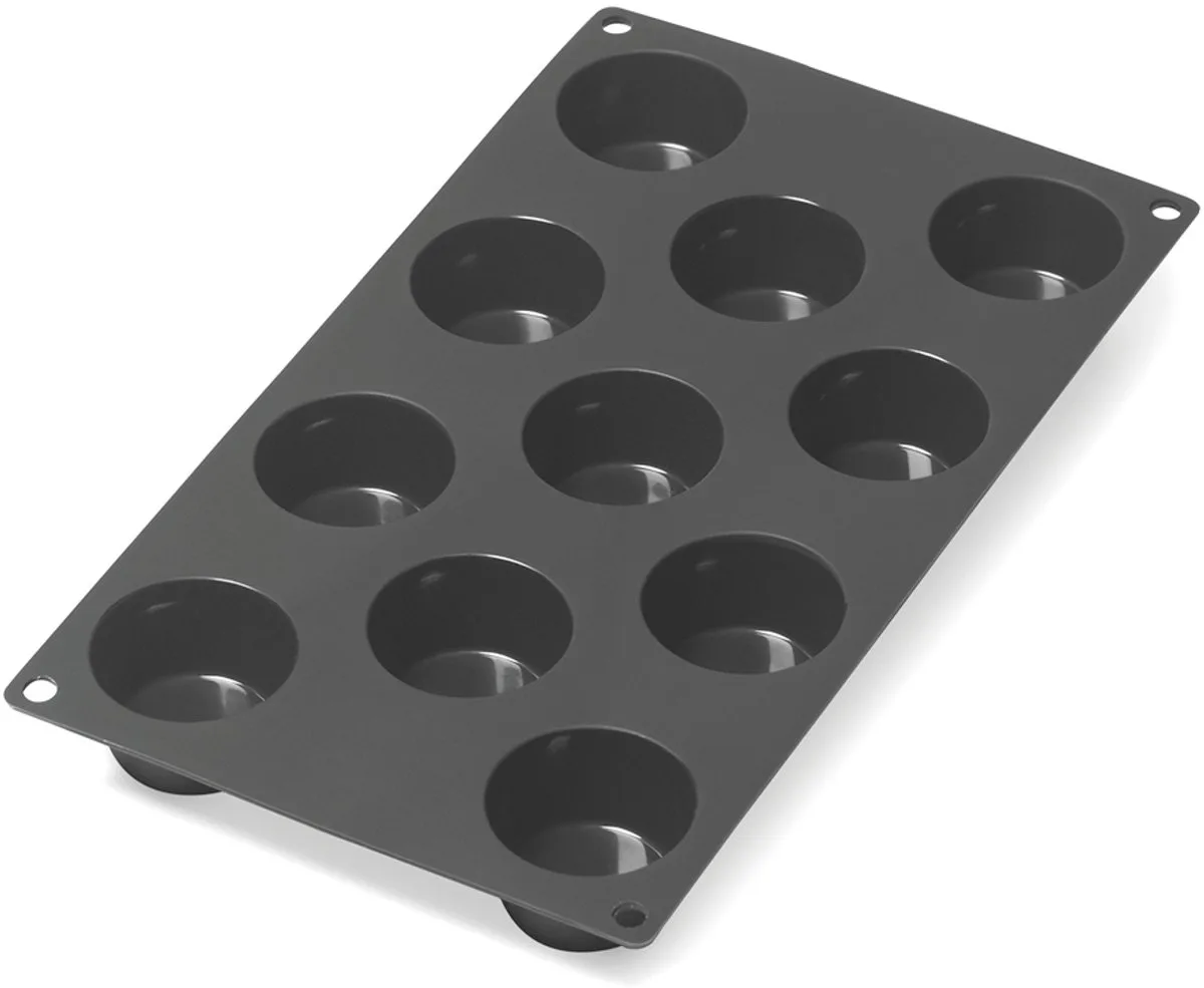 Bakvorm - 11 Mini Muffins - Siliconen by Lékué in Black – product photo