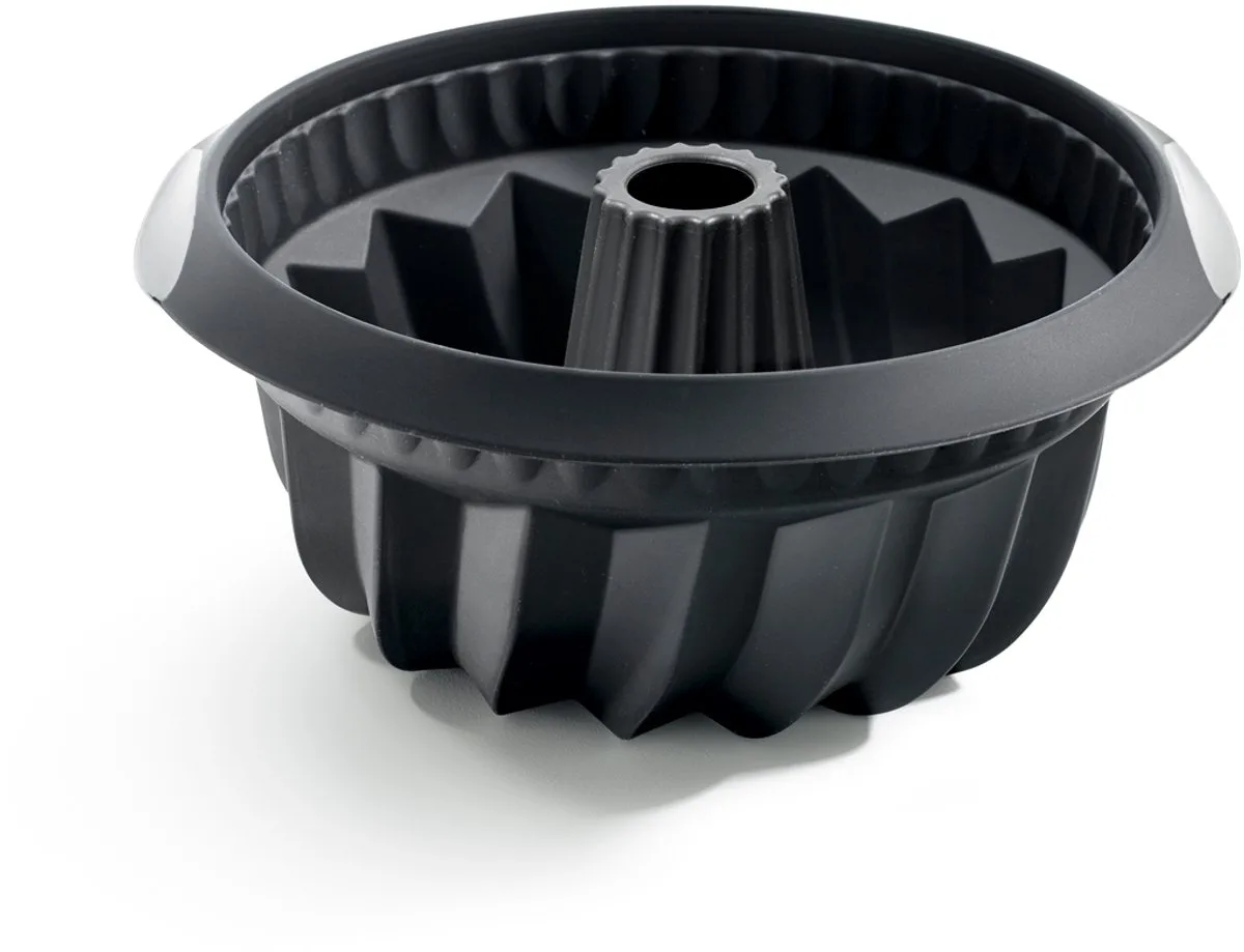 Bakvorm - Savarin - 22 cm - Siliconen van Lékué in Zwart – productfoto