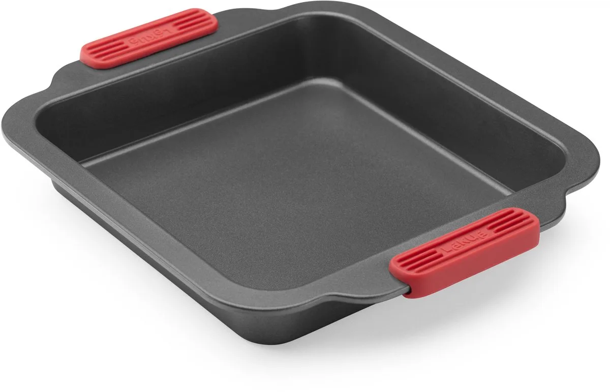 Bakvorm - Vierkant - Anti aanbak van Lékué in Grijs – productfoto