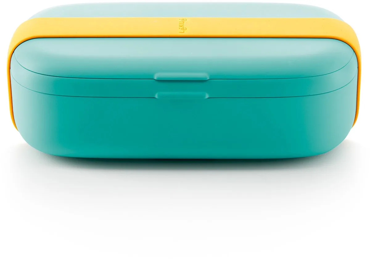 Lunchbox/Broodtrommel To Go - 0.5 L van Lékué in Turquoise – productfoto