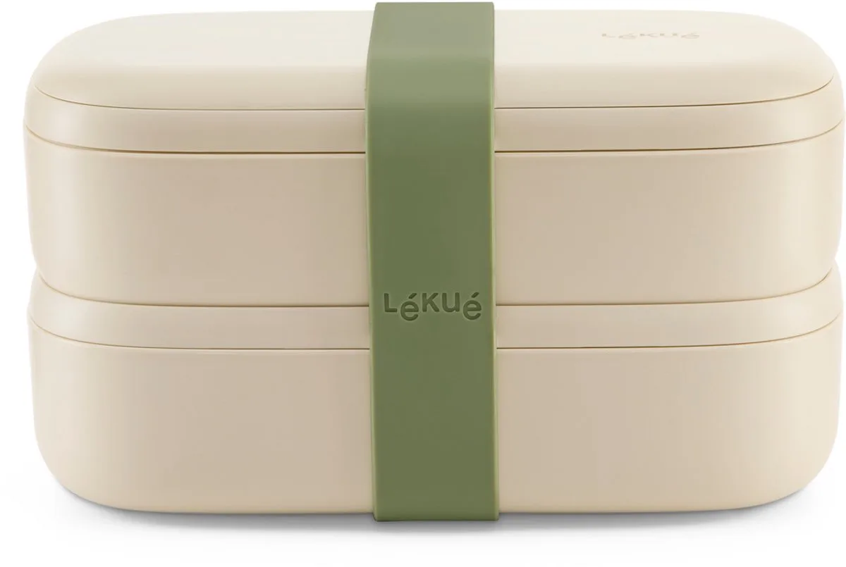 Lunchbox Natural - 1L van Lékué in Beige – productfoto