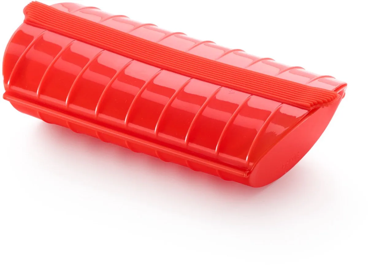 Magnetron Stoomkoker - 1-2 p. van Lékué in Rood – productfoto