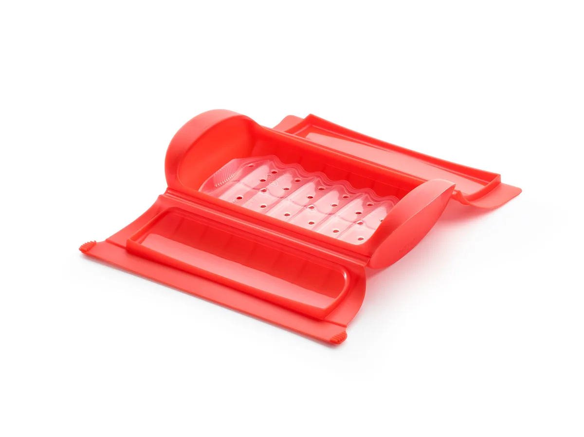 Magnetron Stoomkoker met plateau 1-2 p. van Lékué – productfoto