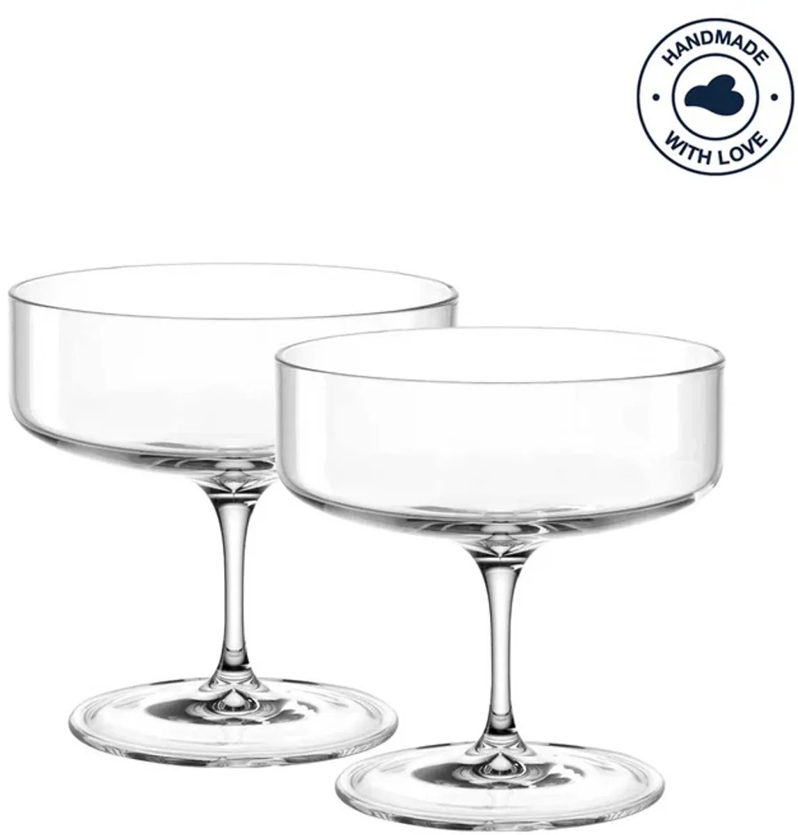 BASSO Coupeglas 320ml - set/2 van Leonardo in Transparant – productfoto