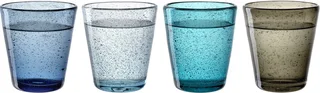 BURANO drinkglas assorti koude kleuren - set/4 by Leonardo in Blue, Grey – product photo 1 of 5