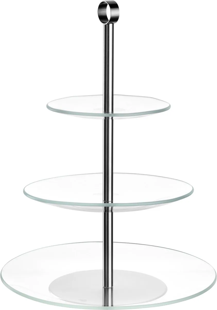 CENA Etagere 3delig by Leonardo in Silver – product photo