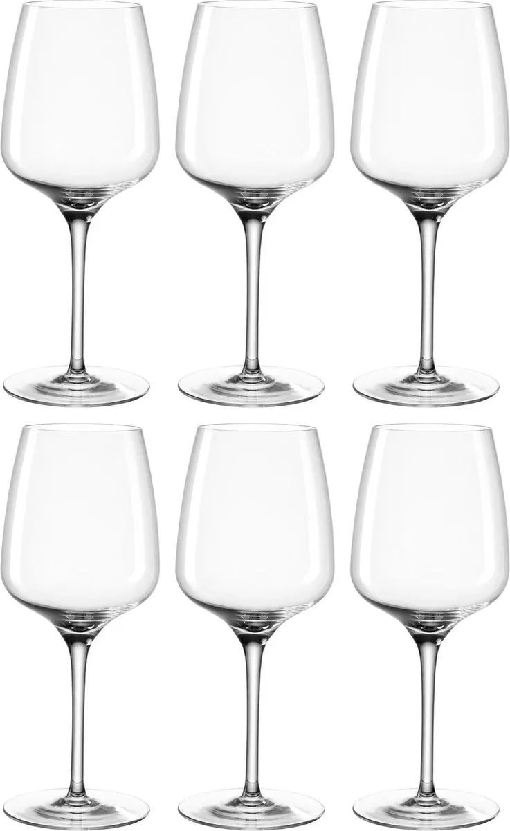 CESTI Witte wijnglas 280ml - set/6 van Leonardo in Transparant – productfoto