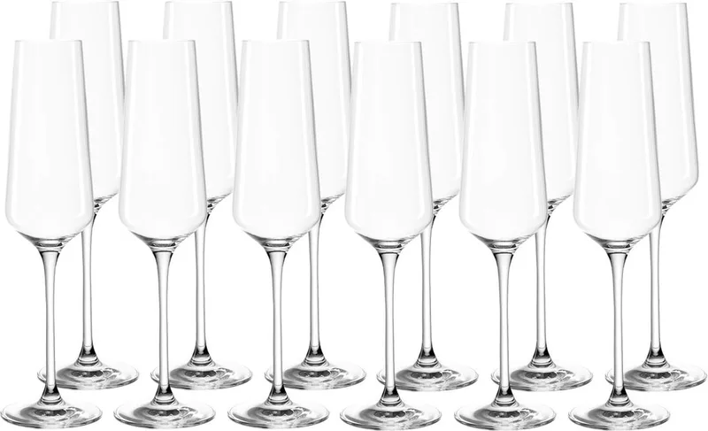 Champagneglazen Puccini 280 ml - 12 Stuks by Leonardo in Transparent – product photo
