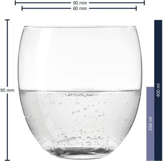 CHEERS drinkglas 400ml - set/6 från Leonardo i Transparent – produktbild 4 av 4