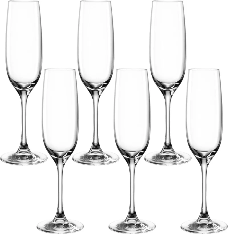 CIAO+ Champagneglas 190ml - set/6 fra Leonardo i Gennemsigtig – produktbillede