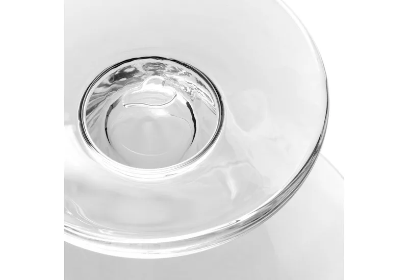 CONO Schaal op voet 270ml - set/4 van Leonardo in Transparant – productfoto 4 van 5