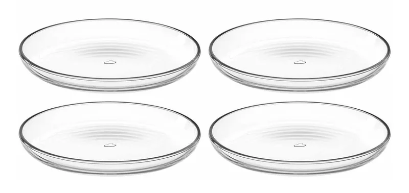 CUCINA Bord 18cm - set/4 by Leonardo in Transparent – product photo 1 of 4