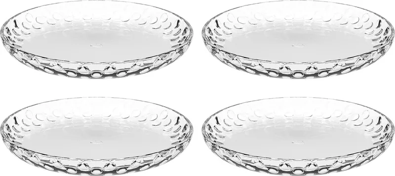 CUCINA OPTIC Bord 18cm - set/4 fra Leonardo i Gennemsigtig – produktbillede 1 af 4