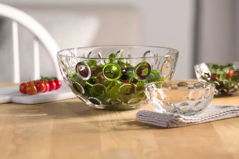 CUCINA OPTIC Schaal 28cm van Leonardo in Transparant – productfoto 3 van 4