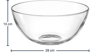 CUCINA Schaal 28 cm van Leonardo in Transparant – productfoto 4 van 4