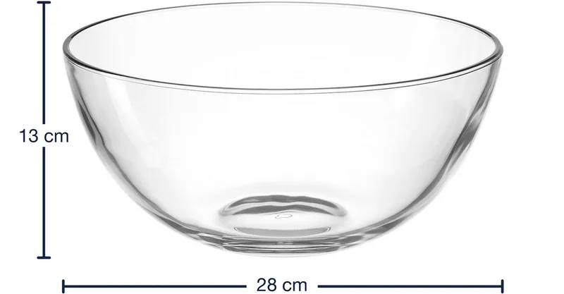 CUCINA Schaal 28 cm van Leonardo in Transparant – productfoto 4 van 4
