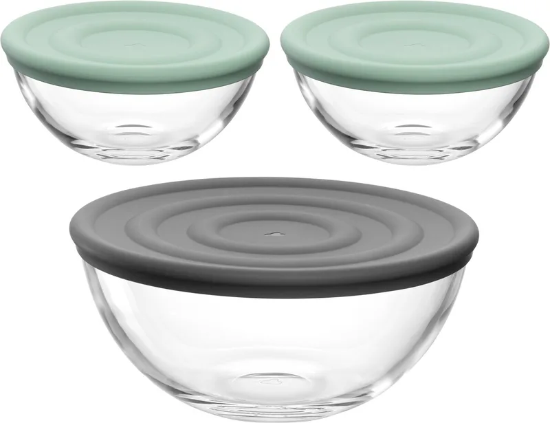 CUCINA Schalen/Deksels set 6delig von Leonardo in Transparent – Produktfoto 1 von 5