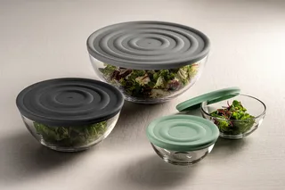 CUCINA Schalen/Deksels set 6delig von Leonardo in Transparent – Produktfoto 3 von 5
