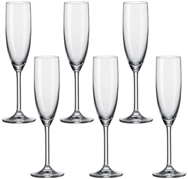 DAILY Champagneglas 180 ml - set/6 by Leonardo in Transparent – product photo