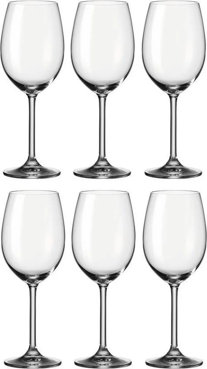 DAILY Rode wijnglas 460ml - set/6 von Leonardo in Transparent – Produktfoto