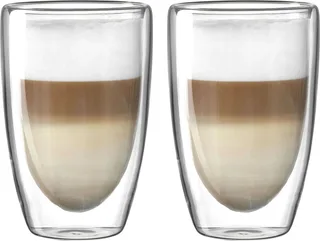 DUO Dubbelwandig glas 400ml - set/2 by Leonardo in Transparent – product photo 1 of 4