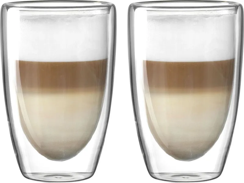 DUO Dubbelwandig glas 400ml - set/2 by Leonardo in Transparent – product photo 1 of 4
