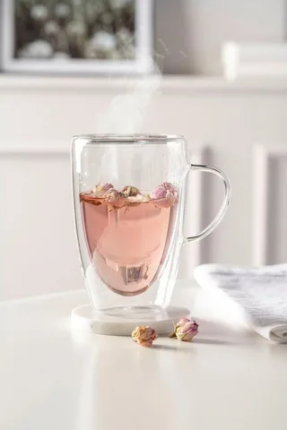 DUO Dubbelwandig glas 400ml - set/4 by Leonardo in Transparent – product photo 2 of 4