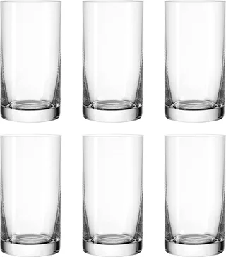 EASY+ Glas 260ml - set/6 van Leonardo in Transparant – productfoto 1 van 3