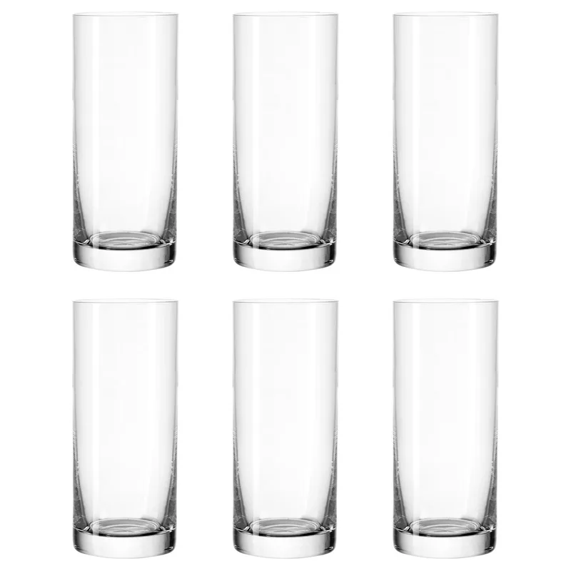 EASY+ Glas 330ml - set/6 van Leonardo in Transparant – productfoto