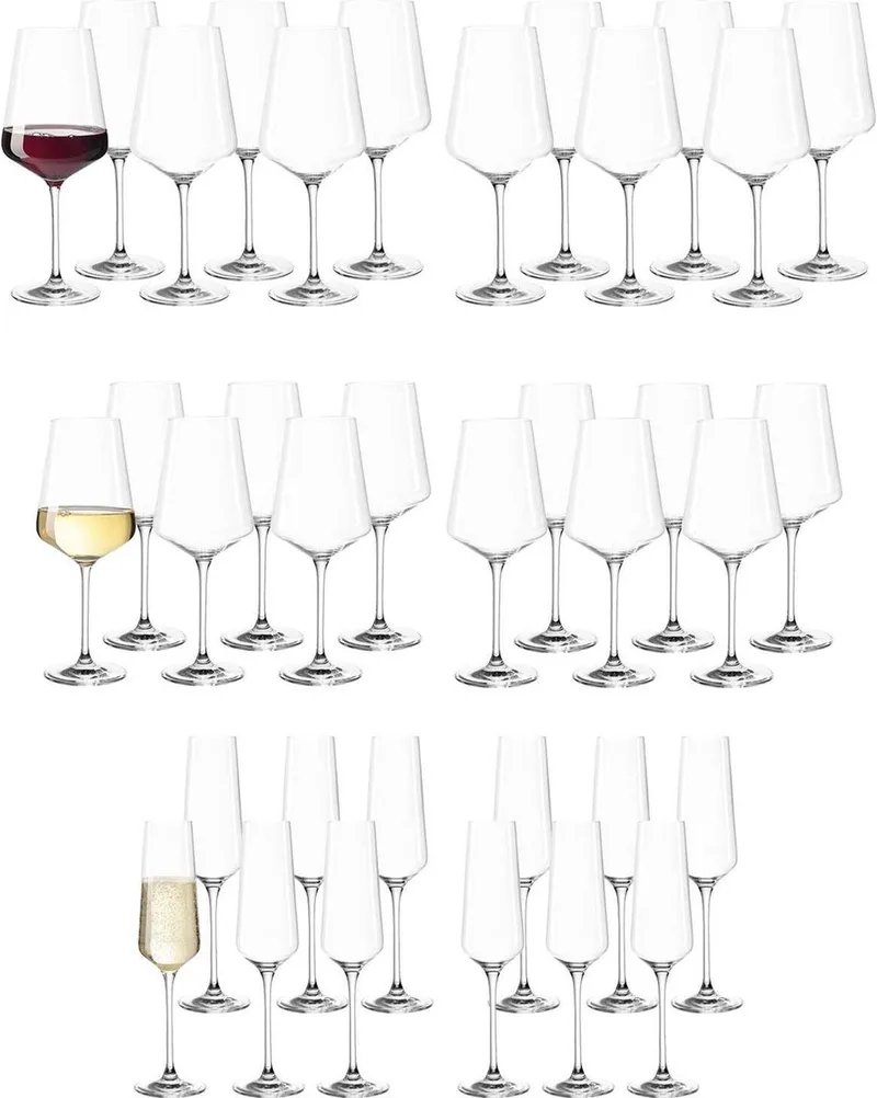 Gläserset Puccini Set van 36 by Leonardo in Transparent – product photo