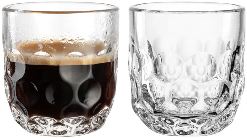 GOCCE 1 Espresso glas 60ml - set/2 by Leonardo in Transparent – product photo