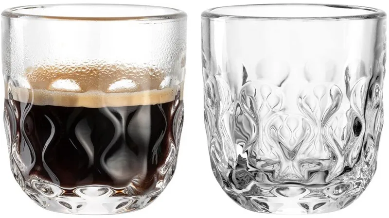 GOCCE 2 Espresso glas 60ml - set/2 by Leonardo in Transparent – product photo