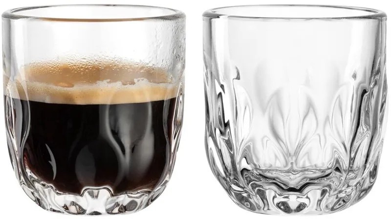 GOCCE 3 Espresso glas 60ml - set/2 by Leonardo in Transparent – product photo