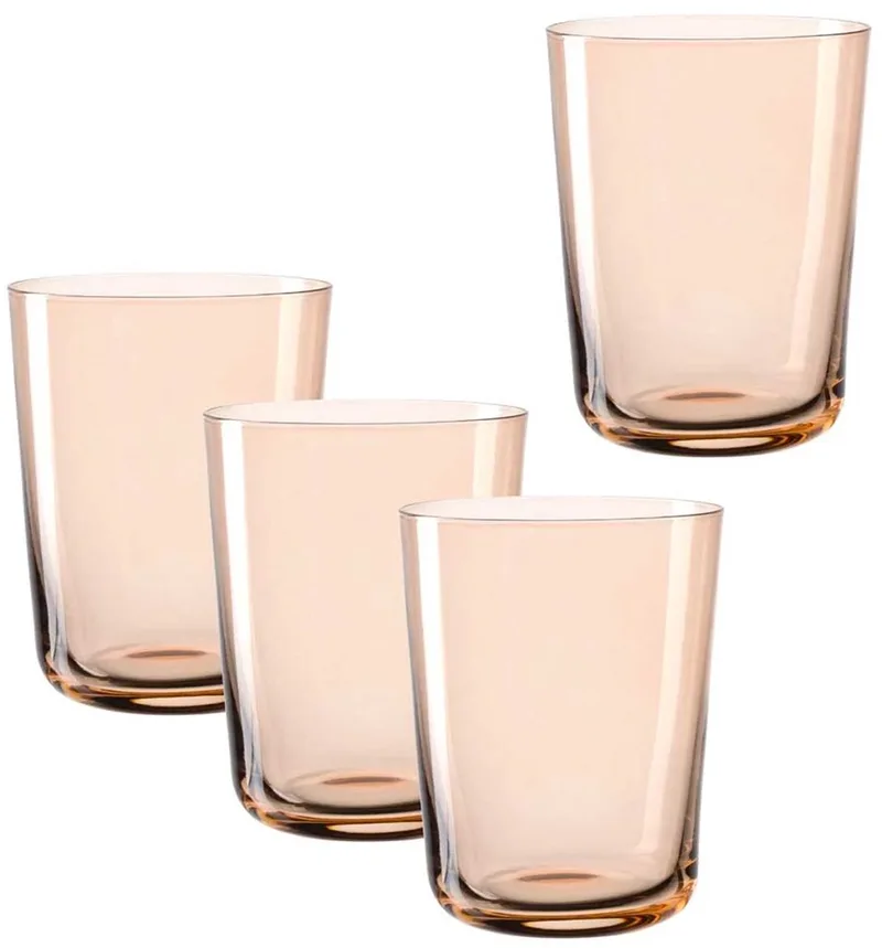 LEGGERO glas 330ml cachi - set/4 von Leonardo in Rosa – Produktfoto