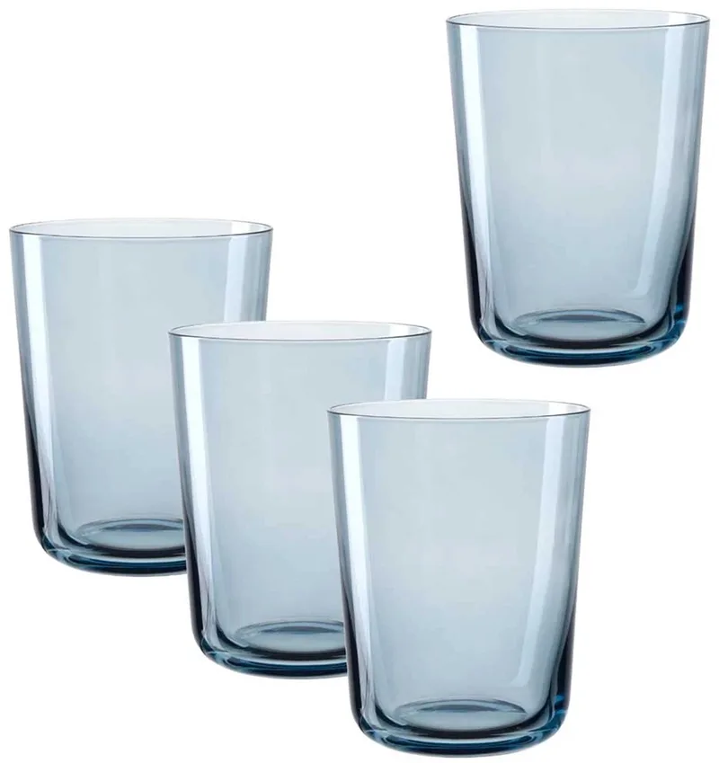 LEGGERO glas 330ml gondola - set/4 by Leonardo in Turquoise – product photo