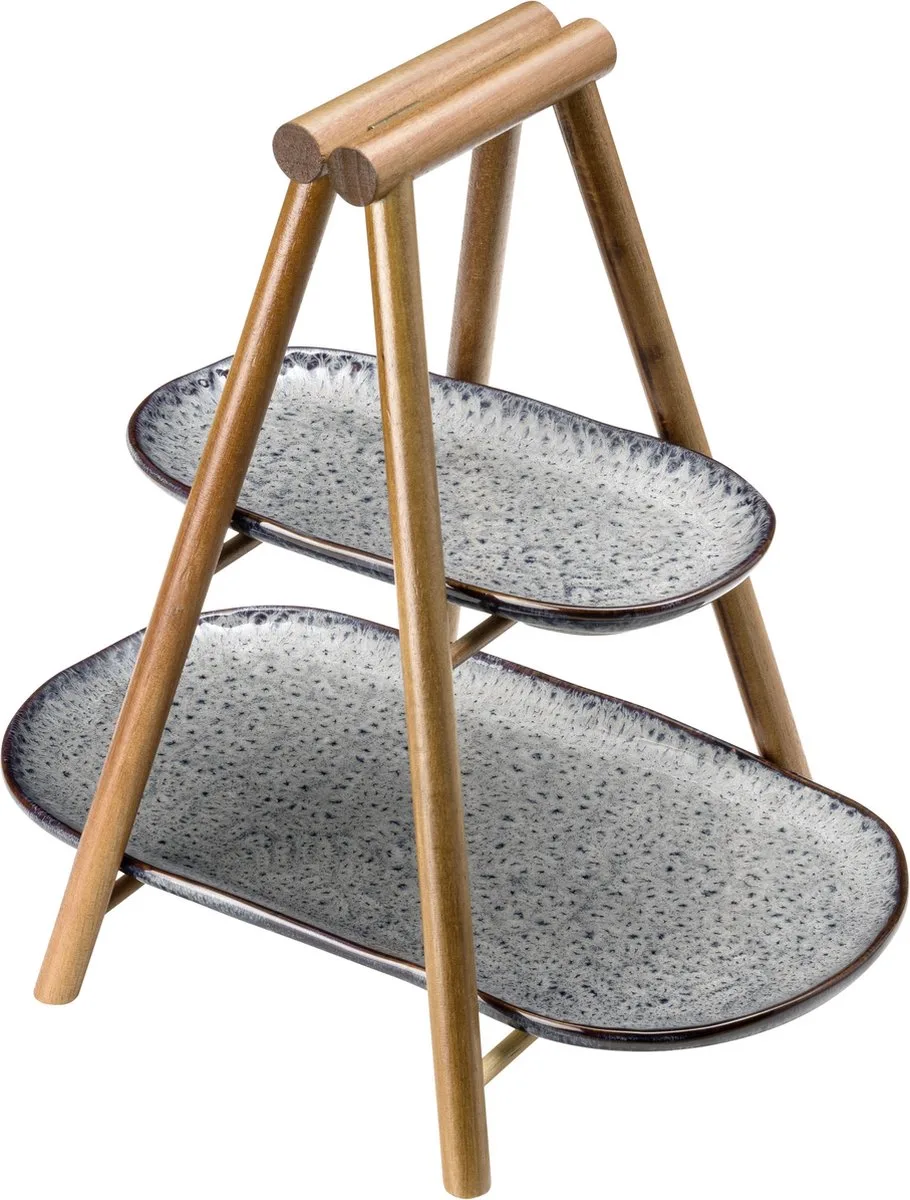 MATERA Etagere grijs de Leonardo en Anthracite – photo produit