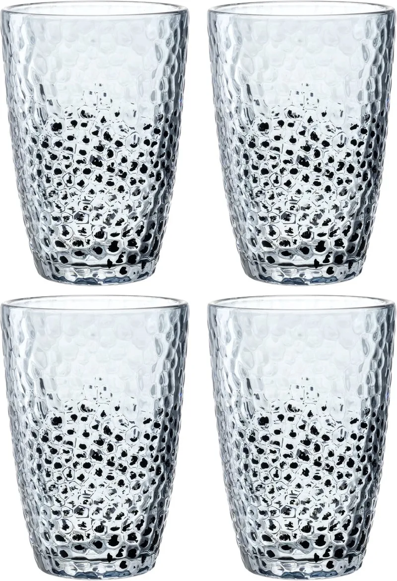 MATERA Longdrinkglas 340ml - set/4 by Leonardo in Blue – product photo