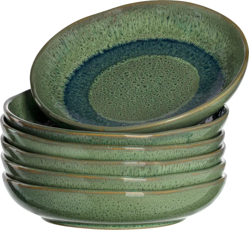 Matera serviesset 24 delig - keramiek by Leonardo in Green – product photo