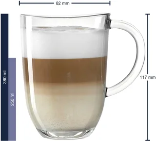 NAPOLI Latte Macchiato glas - set/6 by Leonardo in Transparent – product photo 4 of 5
