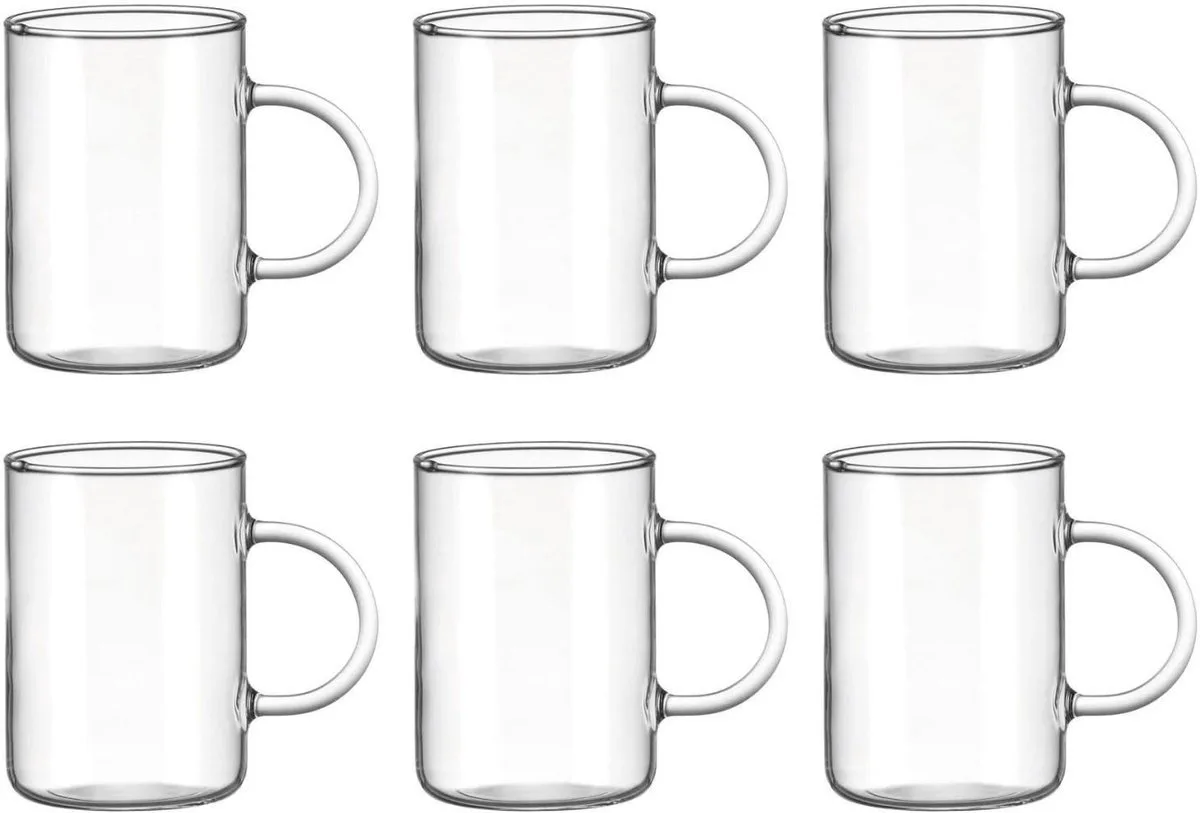 NOVO Theeglas 360 ml - set/6 van Leonardo in Transparant – productfoto