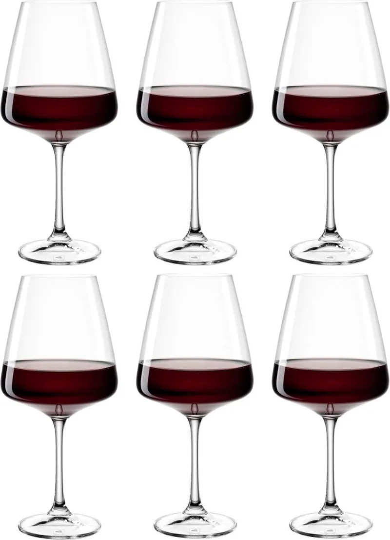 PALADINO Rode wijnglas 660ml - set/6 by Leonardo in Transparent – product photo