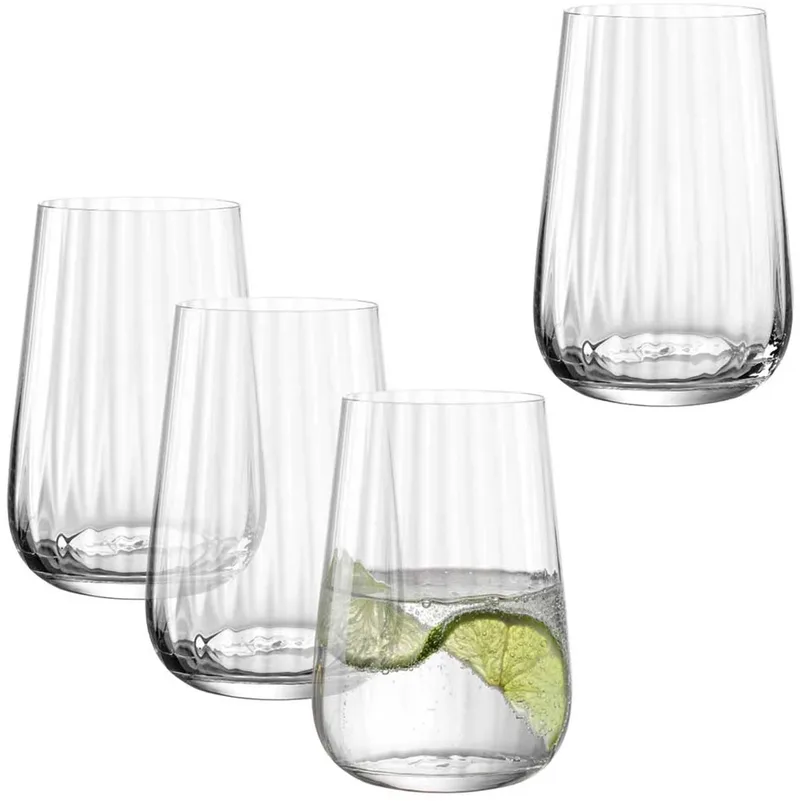 PAOLO Longdrinkglas 370ml - set/4 by Leonardo in Transparent – product photo