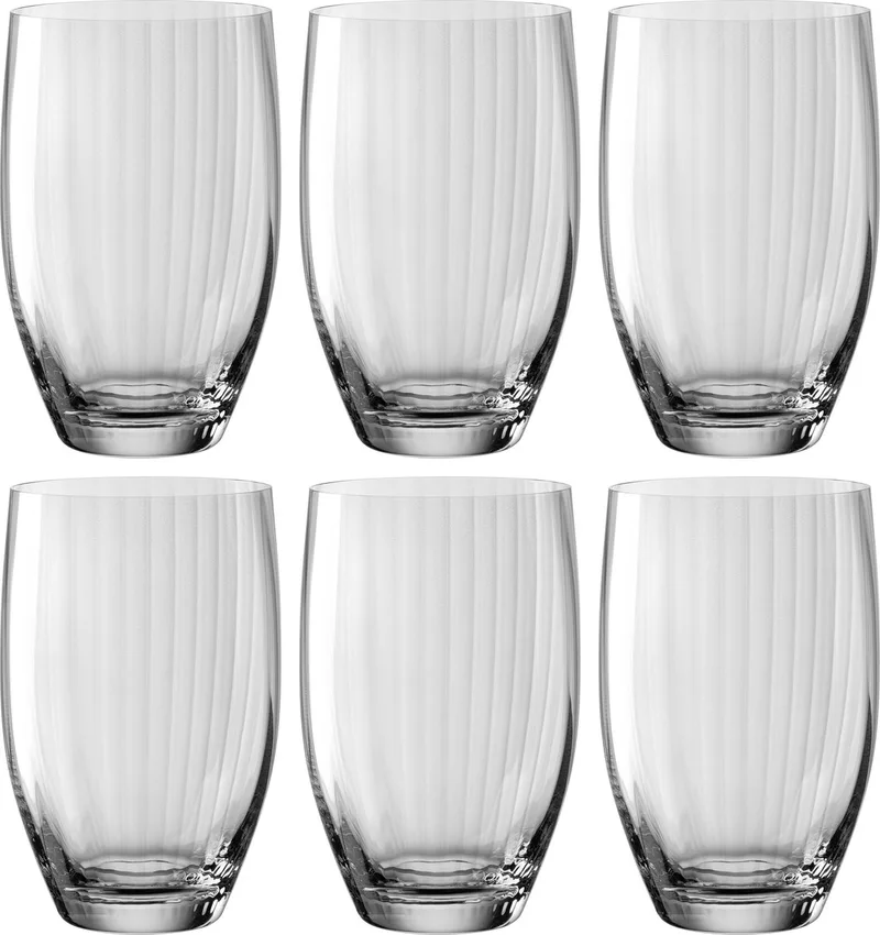 Poesia Longdrinkglas 460ml - set/6 by Leonardo in Grey – product photo