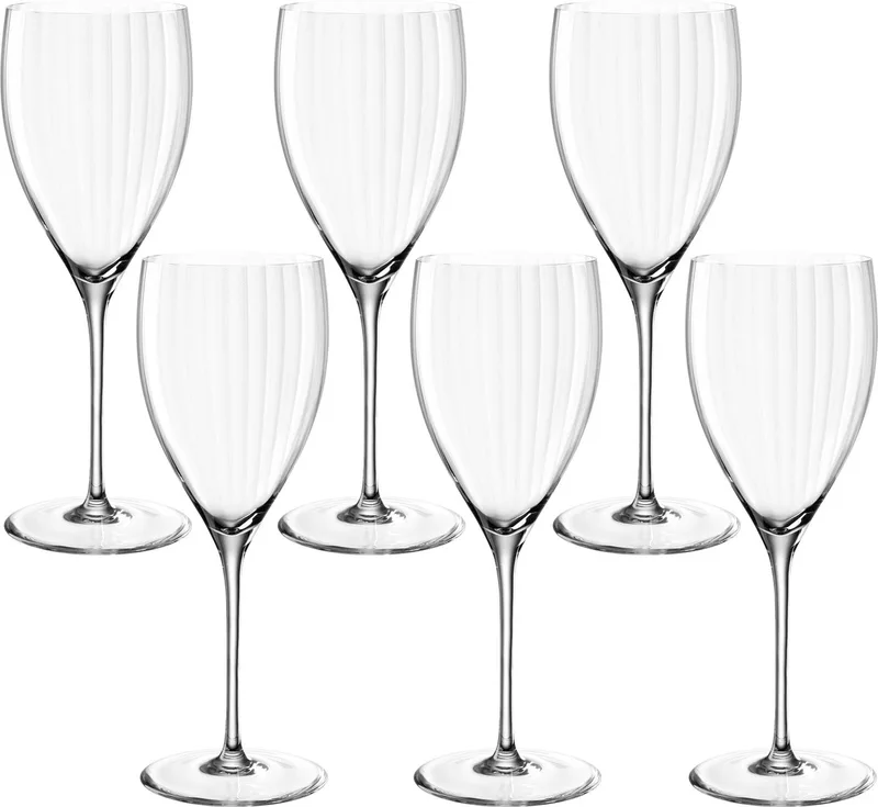 POESIA Witte wijnglas 350ml - set/6 by Leonardo in Transparent – product photo